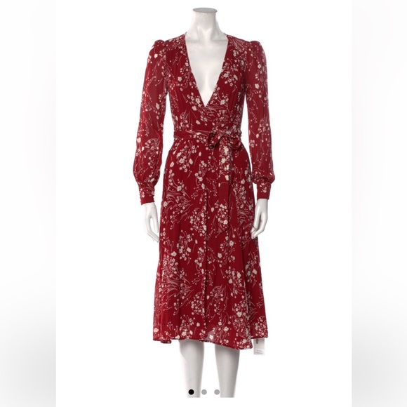 Susanna Bryce Reformation floral wrap dress - Picture 2 of 5